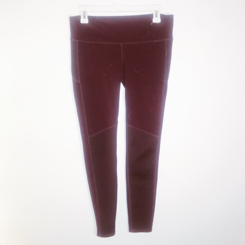 Gap Body maroon leggings